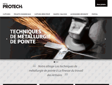 Tablet Screenshot of metalprotech.com